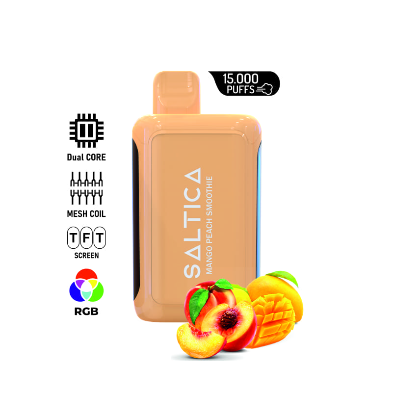 Saltica Hybrid Mango Peach Smoothie