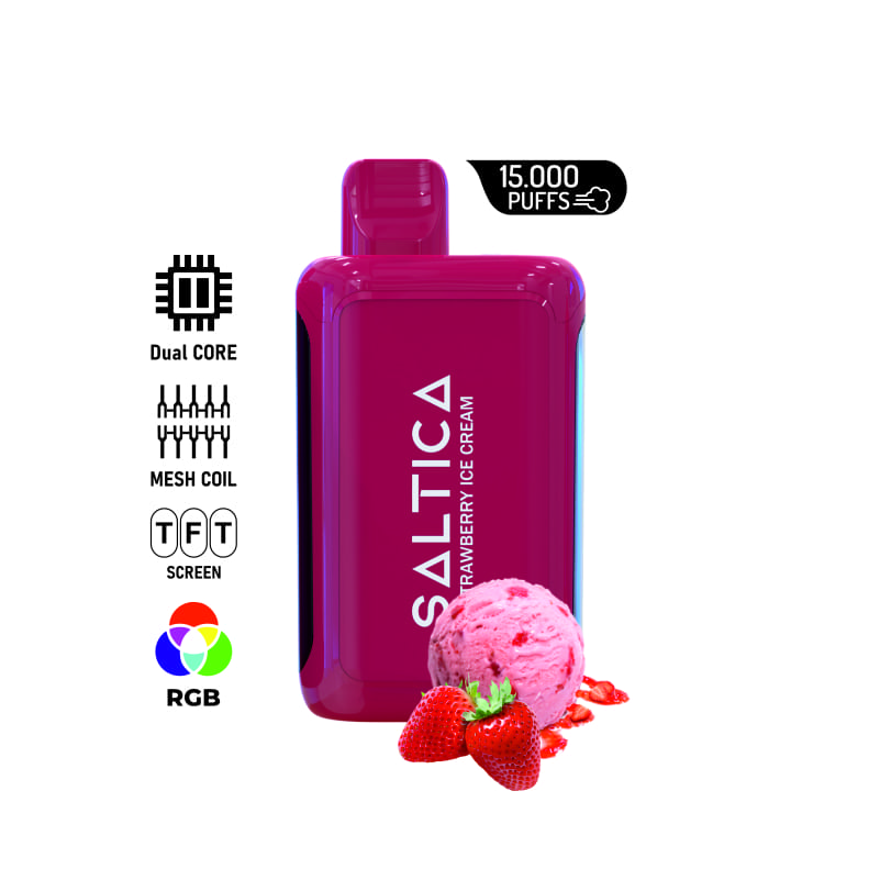 Saltica Hybrid Strawberry Ice Cream