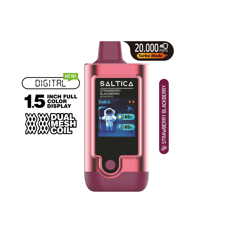 Saltica Digital 20000 Strawberry Blackberry