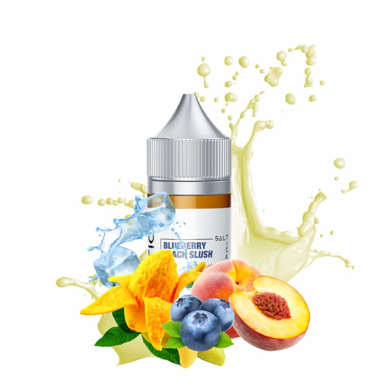 Saltica Blueberry Peach Slush E-Liquids