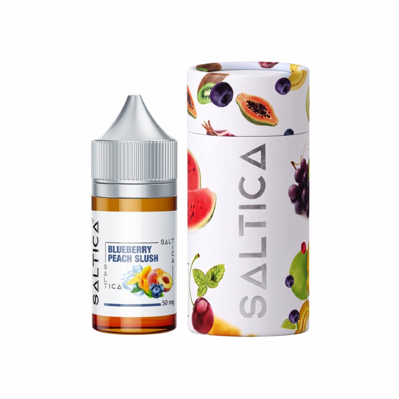 Saltica Blueberry Peach Slush E-Liquids